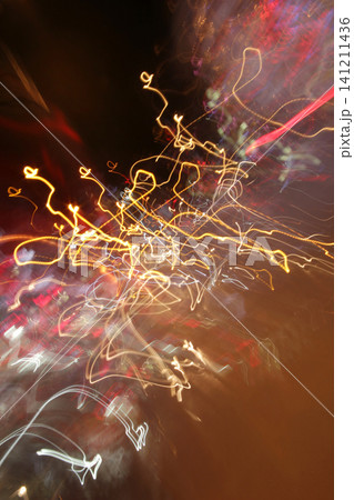 moving and blurred city lights background moving and blurred city lights background 141211436