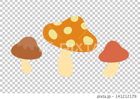 Simple and cute mushroom illustration Simple and cute mushroom illustration 141212179