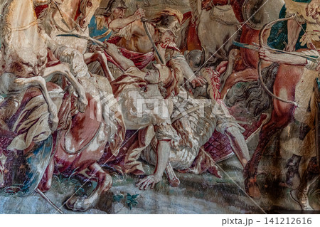Castle of Chaumont sur Loire, France, tapestry 141212616