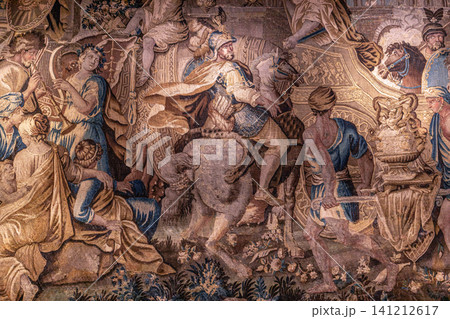 Castle of Chaumont sur Loire, France, tapestry Castle of Chaumont sur Loire, France, tapestry 141212617