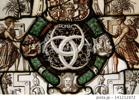 Stained glass in Ecouen castle, Ecouen, France 141212872