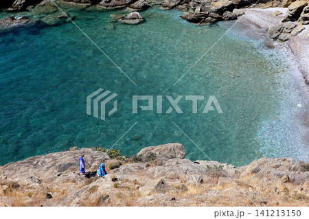 coastline near Limeni village, Peloponnese, Greece 141213150
