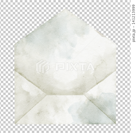 Envelope watercolor illustration of paper letter with vintage texture and simple shape. Stationery object on isolated background for invitations, greeting cards, branding, packaging, scrapbooking. Envelope watercolor illustration of paper letter with vintage texture and simple shape. Stationery object on isolated background for invitations, greeting cards, branding, packaging, scrapbooking. 141213999
