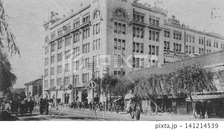 古写真　1925-1933年　松坂屋名古屋店（1925年開業の6階建て建築）. 141214539