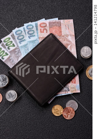 Mexico, Mexican peso, paper money and coins, financing and commodity exchange. Mexican currency Mexico, Mexican peso, paper money and coins, financing and commodity exchange. Mexican currency 141214798