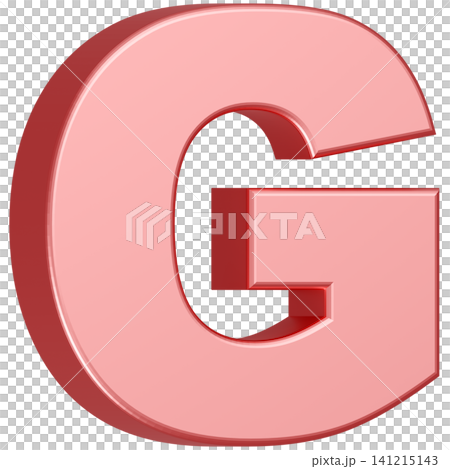 3D Material_Alphabet_G_Pink 3D Material_Alphabet_G_Pink 141215143