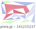 割れた水色の幾何学的な図形 割れた水色の幾何学的な図形 141215237