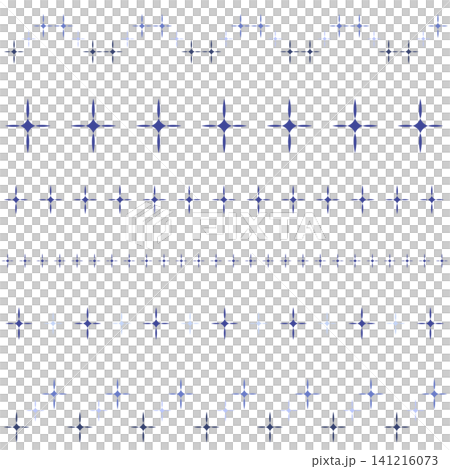 Simple glitter line set - blue Simple glitter line set - blue 141216073