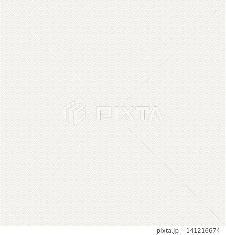 青海波の和柄パターン お正月背景素材 菱形デザインパーツ 141216674