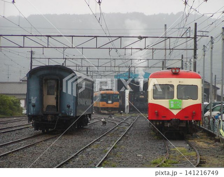 大井川鉄道金谷駅構内での風景 141216749