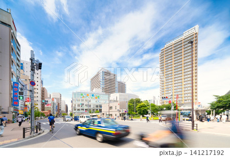 JR中央線・武蔵小金井駅と駅前 シフトレンズ撮影 JR中央線・武蔵小金井駅と駅前 シフトレンズ撮影 141217192