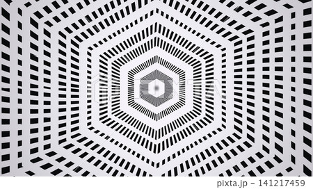 Geometric pattern in black and white design Geometric pattern in black and white design 141217459