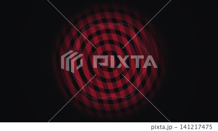 Red concentric circles on a dark background 141217475