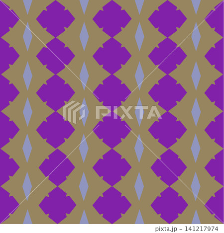 Purple and Gold-Brown Geometric Seamless Pattern Vector Background Purple and Gold-Brown Geometric Seamless Pattern Vector Background 141217974