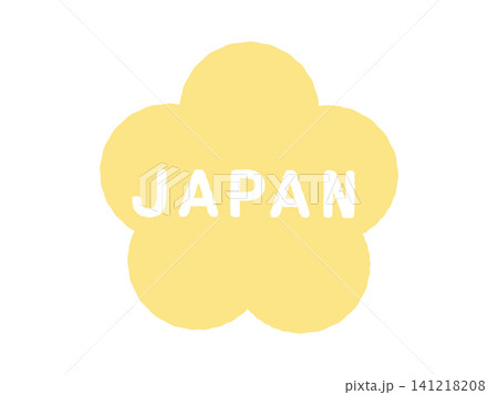 JAPAN　花　スタンプ　イラスト 141218208