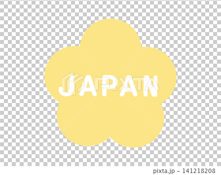 JAPAN　花　スタンプ　イラスト 141218208