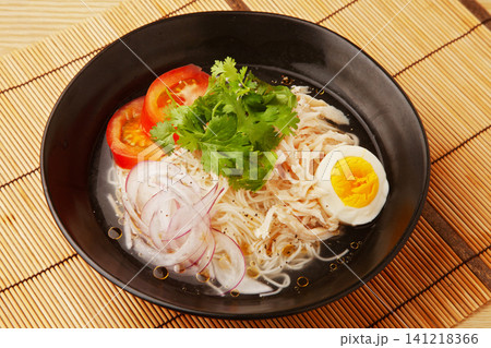 エスニック風鶏塩そうめん エスニック風鶏塩そうめん 141218366
