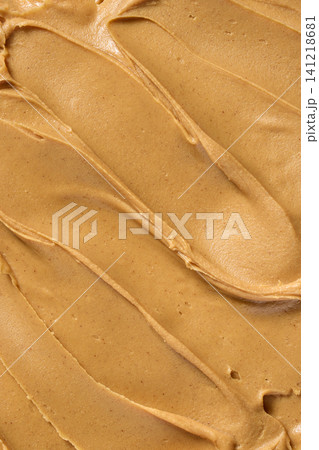 Peanut Butter Texture Background Close Up Peanut Butter Texture Background Close Up 141218681