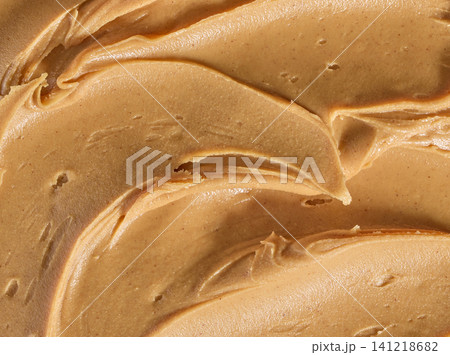 Peanut Butter Texture Background Close Up 141218682
