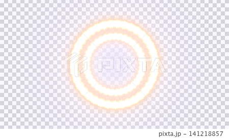 Bright circular light pattern on a gray background Bright circular light pattern on a gray background 141218857