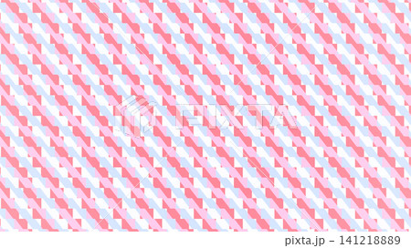 Geometric pattern with red and blue shapes Geometric pattern with red and blue shapes 141218889