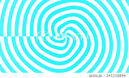 Blue and black spiral pattern on a flat surface Blue and black spiral pattern on a flat surface 141218894