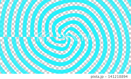 Blue and black spiral pattern on a flat surface Blue and black spiral pattern on a flat surface 141218894