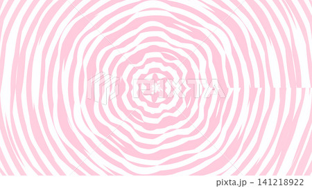 Black and pink concentric stripes pattern 141218922