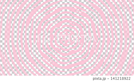 Black and pink concentric stripes pattern 141218922