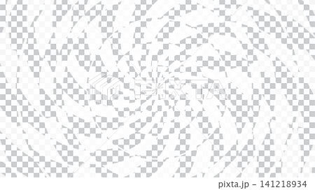 Black and white spiral pattern with sharp edges 141218934