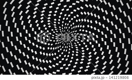Black and white spiral pattern with diamonds Black and white spiral pattern with diamonds 141219808