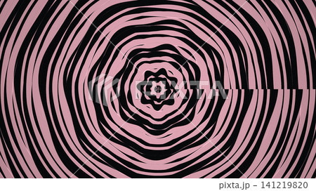 Black and pink spiral pattern design artwork Black and pink spiral pattern design artwork 141219820