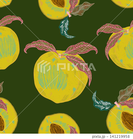 seamless pattern with pears seamless pattern with pears 141219958