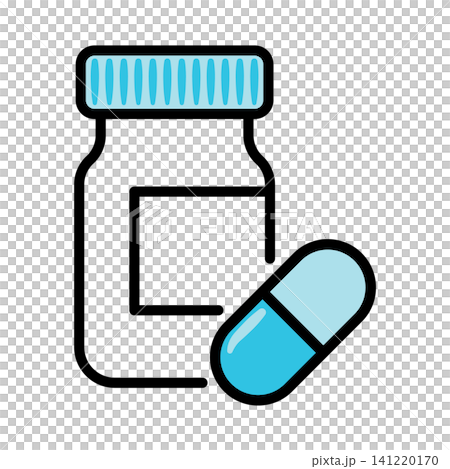 Pill bottle and capsule icon without background Pill bottle and capsule icon without background 141220170