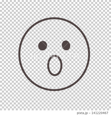 Surprised face icon Surprised face icon 141220467