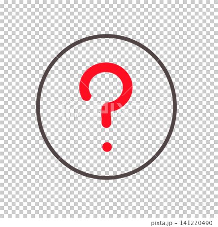 Red question mark Red question mark 141220490