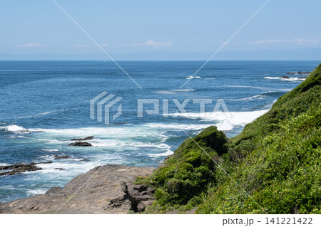 三浦半島 城ヶ島からの海の風景 三浦半島 城ヶ島からの海の風景 141221422