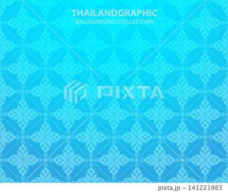 vector thai ethnic decorative elements vector background illustration 141221983