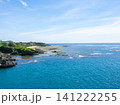 マリンブルーが輝く徳之島の海岸 141222255
