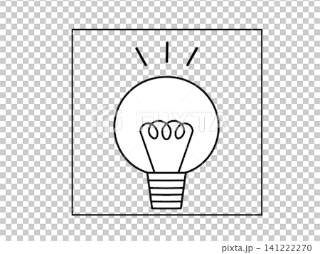 Simple light bulb icon Simple light bulb icon 141222270