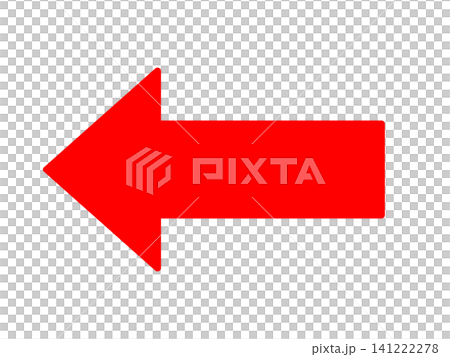 Red arrow pointing to the left 141222278