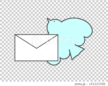 小鳥と手紙のイラスト 小鳥と手紙のイラスト 141223700