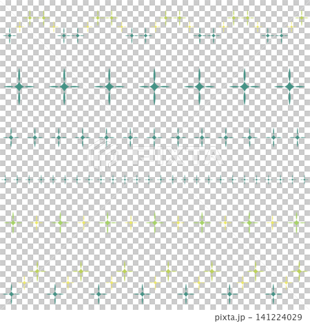 Simple glitter line set - green Simple glitter line set - green 141224029