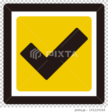 Illustration of a checkmark icon 141224193