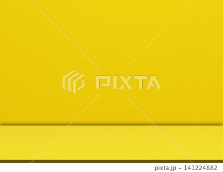 Background summer yellow studio room wall floor table presentation product cement paper stucco kitchen podium autumn backdrop platfoum stage cosmetic grunge platform wallpaper abstract tropical. 141224882