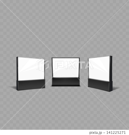 Blank City Light Billboard Poster Mockup Vector Blank City Light Billboard Poster Mockup Vector 141225271