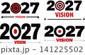 Set of 2027 Year Typography design 141225502