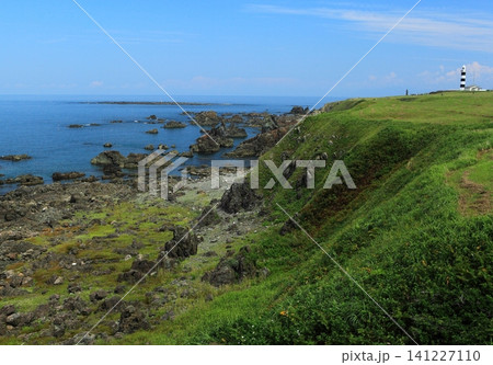 男鹿半島 入道崎の灯台 男鹿半島 入道崎の灯台 141227110
