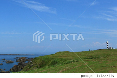 男鹿半島　入道崎の灯台 141227115