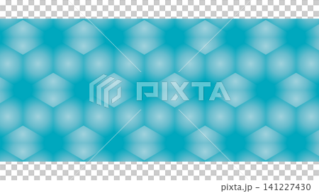 Hexagonal honeycomb pattern, cyan gradient, 3D geometry | Transparent background Hexagonal honeycomb pattern, cyan gradient, 3D geometry | Transparent background 141227430